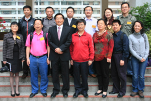 A group photo of HSMC management and Shenzhen delegation