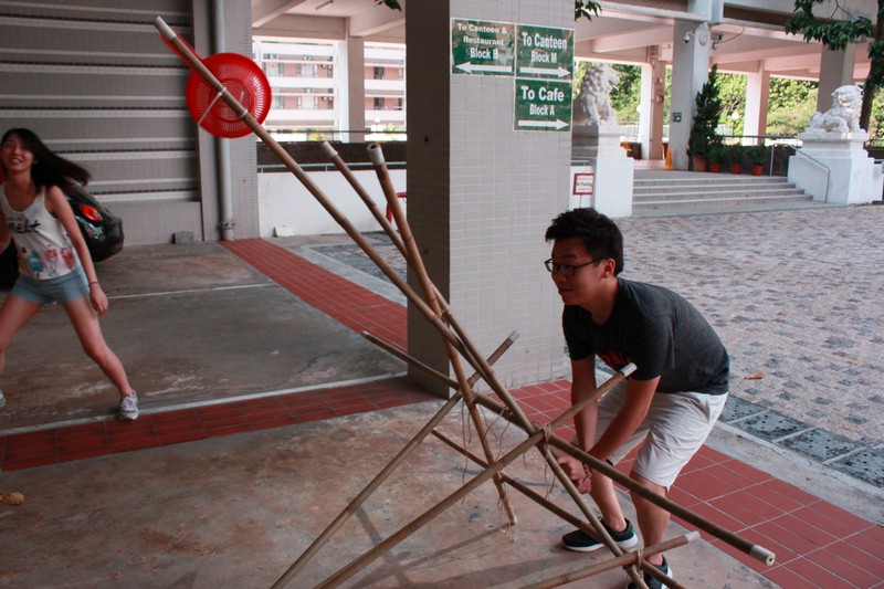 Pioneering-ballista building activity