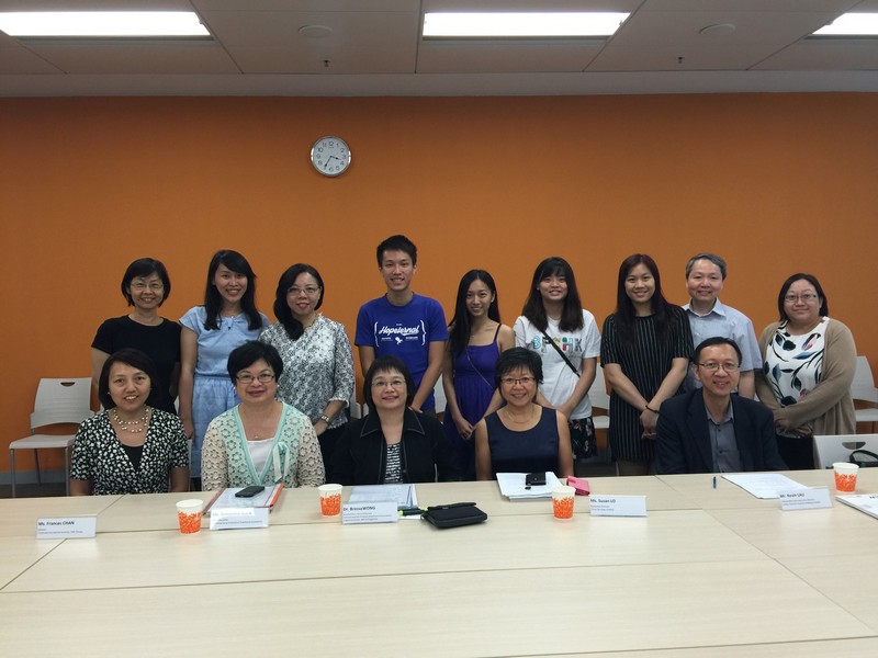 (From left in front row) Ms Frances Chan, Ms Samantha Suen (Chairman), Dr Brossa Wong, Ms Susan Lo, Mr Kevin Lau (From left in back row) Dr Heather Lee, Dr Linsey Chen, Ms Betty Kwok, Mr Andrew Law, Ms Jemma Kwok, Ms Candy Chan, Ms Cathy Li, Dr Kenneth Chung