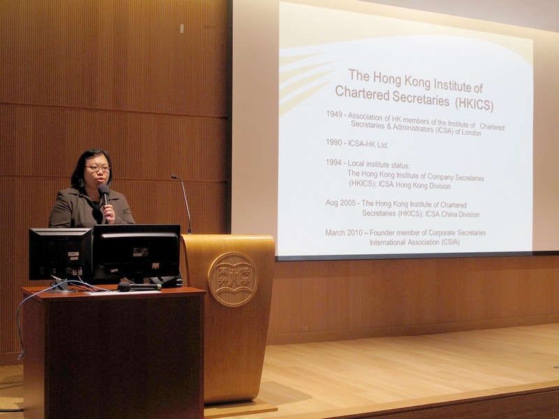 Ms Candy Wong, Director - Education and Examinations, HKICS