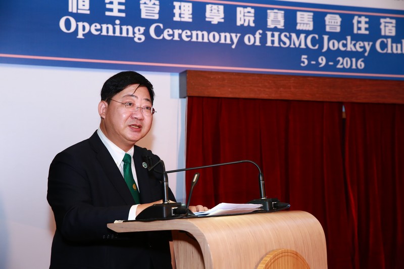 President Simon Ho points out that the Residential College system is a crucial component of HSMC’s unique “Liberal + Professional” education model