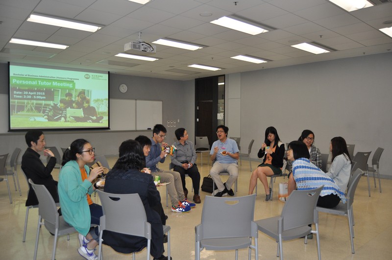 Students vividly shared their views with personal tutors