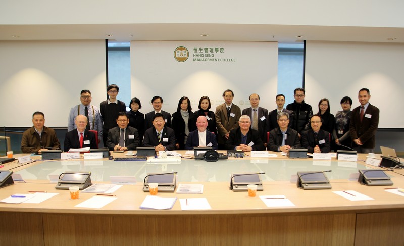 Group photo of the Panel, Senior Management of HSMC and SCOM staff