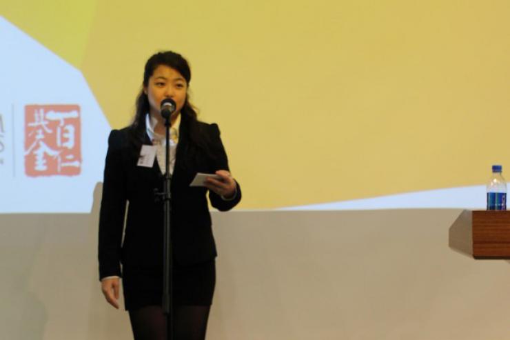 MC of the talk, Cheng Man Yee Sammi, BJC Year3 student