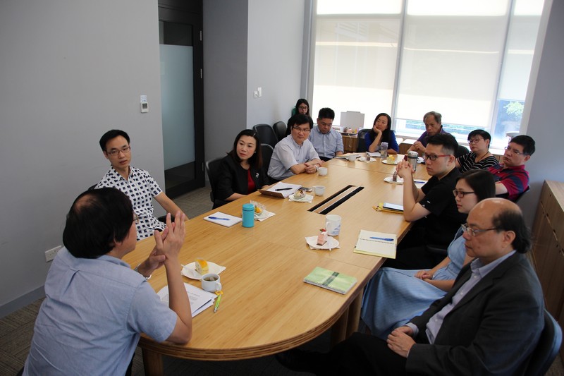 Scene at the academic salon