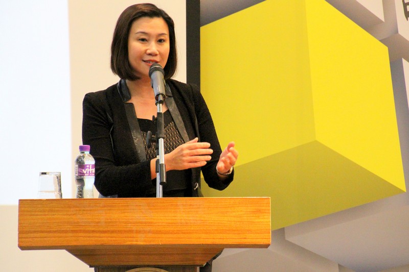 Professor Scarlet Tso, Dean of School of Communication, delivered a welcome note