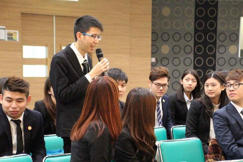 Self-Introduction during the Inauguration