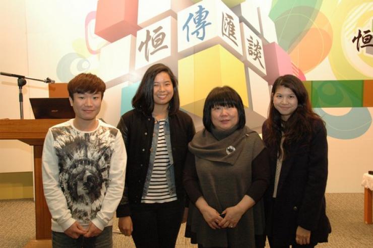 Photo of Ms. Choi and BJC Students