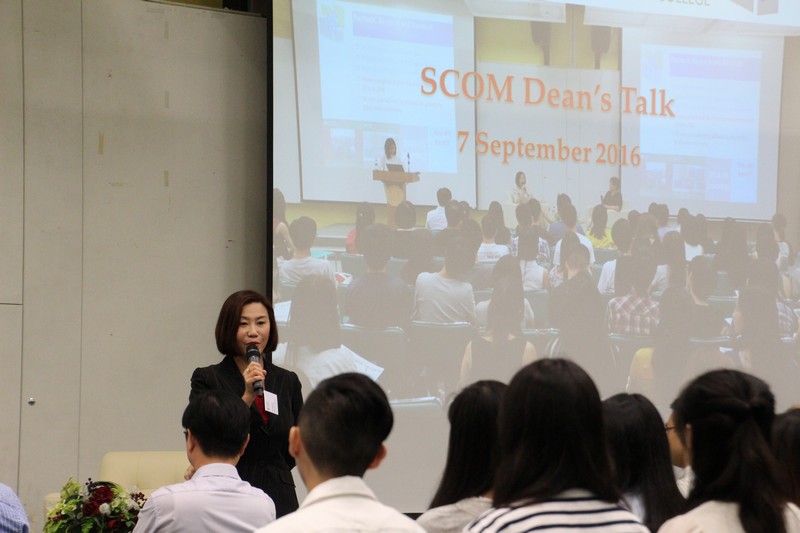 Dean Scarlet Tso, School of Communication, had a direct conversation with BJC Year 4 students