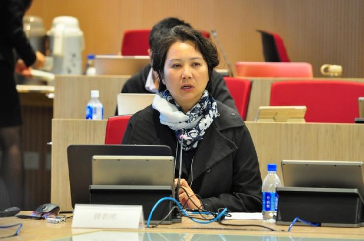 Dr Olivine Lo, Senior Lecturer of Department of Journalism and Communication, Hong Kong Shue Yan University, delivered a speech