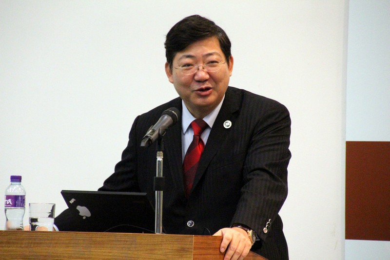 President Simon S M Ho encouraged students to pursue their dreams