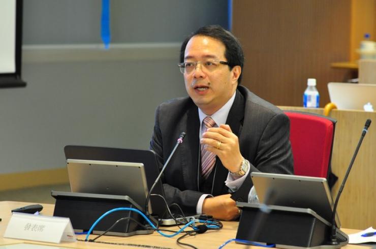 Mr Richard Tsang, President of Strategic Public Relations Groups, delivered a speech