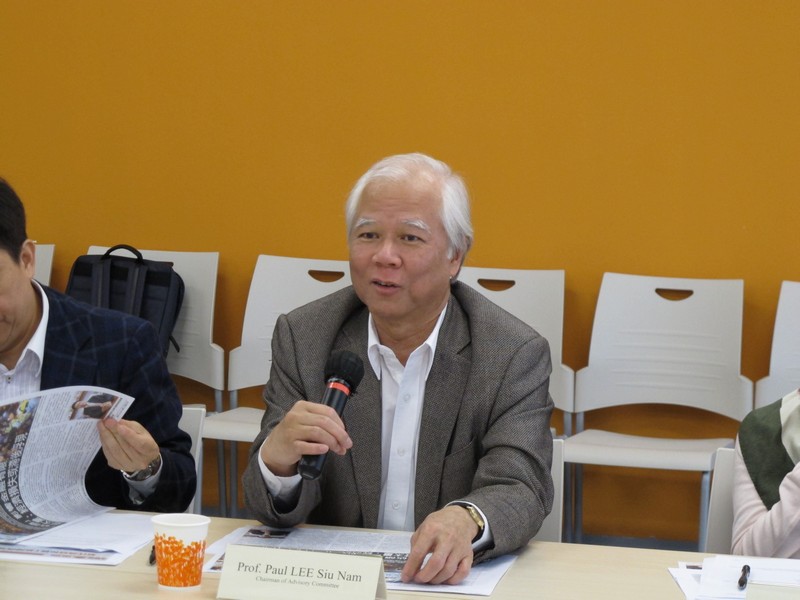 Professor Paul Lee provided valuable opinions on future development of School of Communication