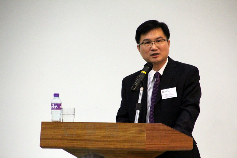 Mr James Chang, Associate Dean of the School of Communication, gave a speech