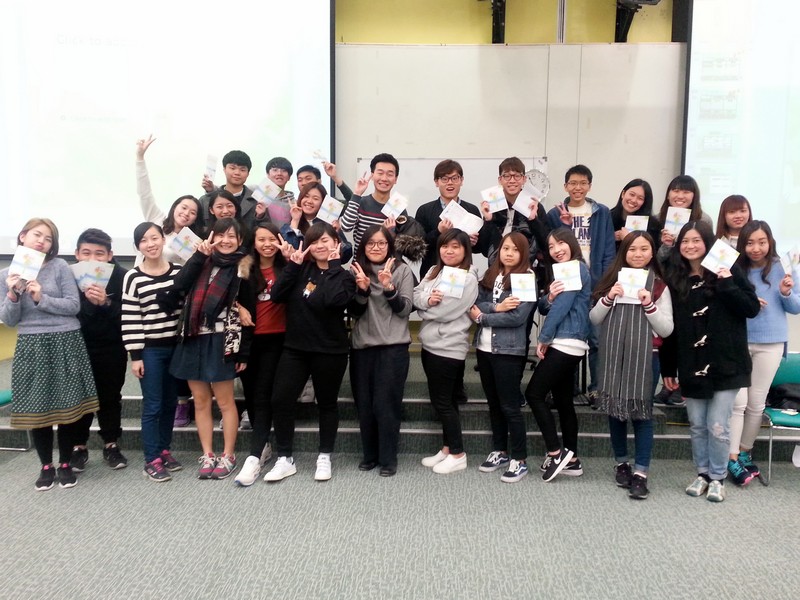 Group photo of Ms Yip (middle of the front row) and BJC Goodwill Ambassadors