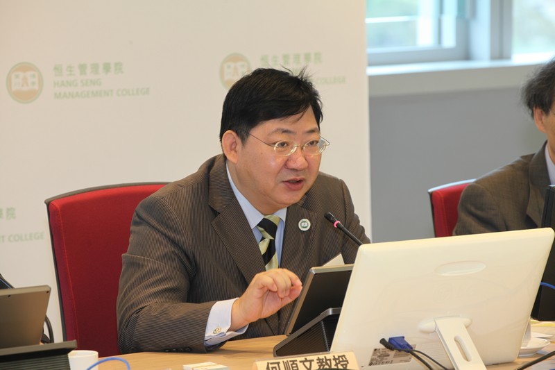 President Simon S M Ho gave welcoming remarks at the meeting