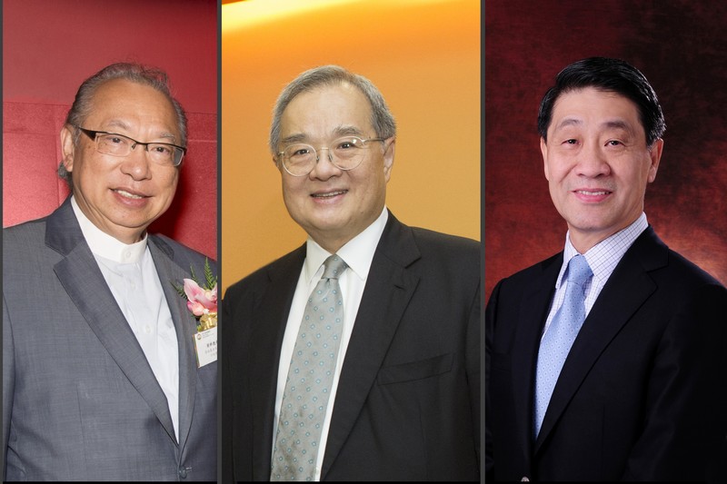 From Left to Right: Mr Liang Cheung-biu Thomas, Dr Cheng Mo-chi Moses and Dr Poon Sun-cheong Patrick