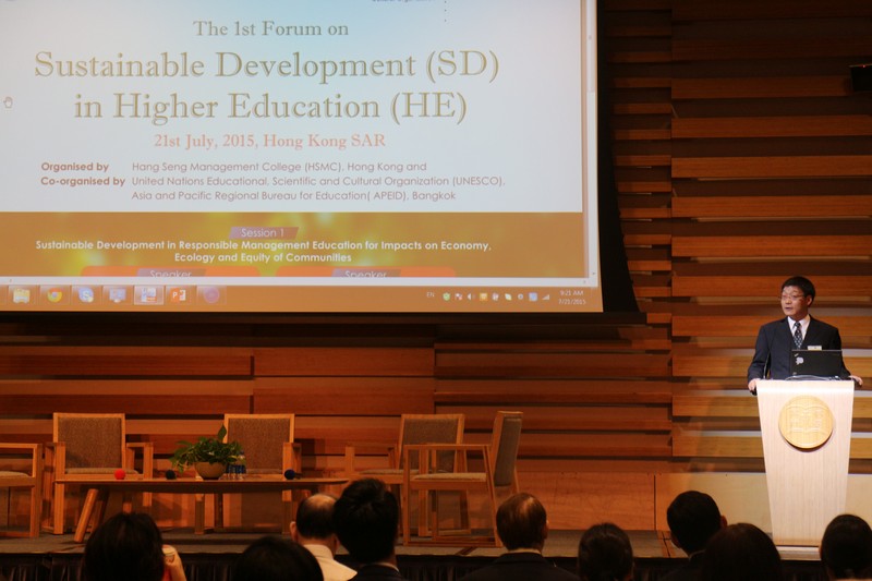 Dr Libing Wang, APEID Coordinator & Senior Programme Specialist in Higher Education, UNESCO Asia-Pacific Regional Bureau for Education Bangkok, Thailand