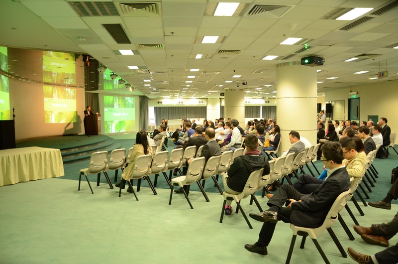 The audience were mainly architects from construction and environmental-protection industry