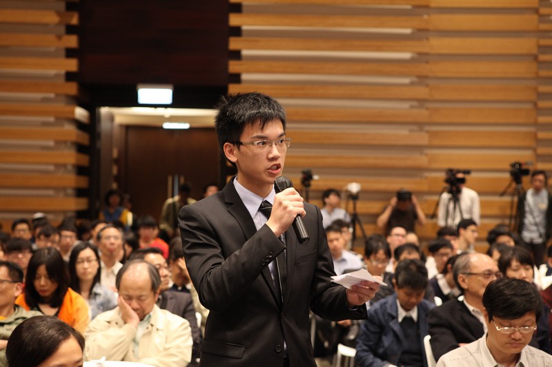 HSMC students shared their thoughts and raised questions after listening to Professor Lee’s lecture