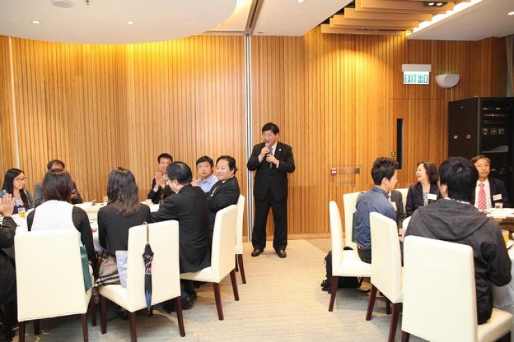 Guests had a luncheon with HSMC management