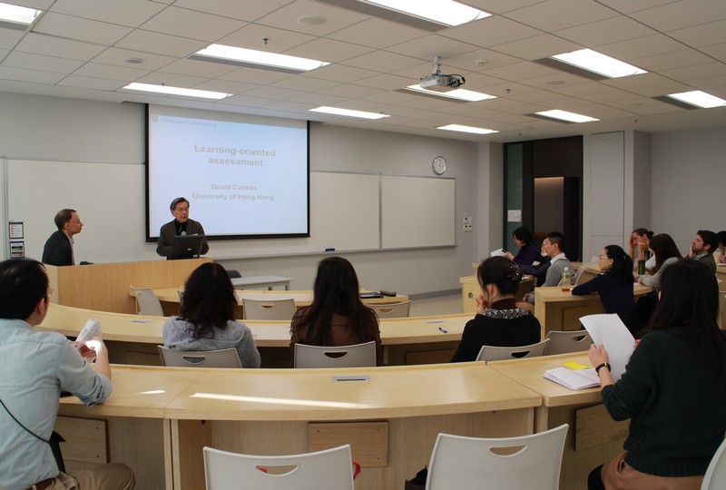 Professor Thomas Luk, Dean of School of Humanities and Social Science and Head of Department of English delivered a welcome speech