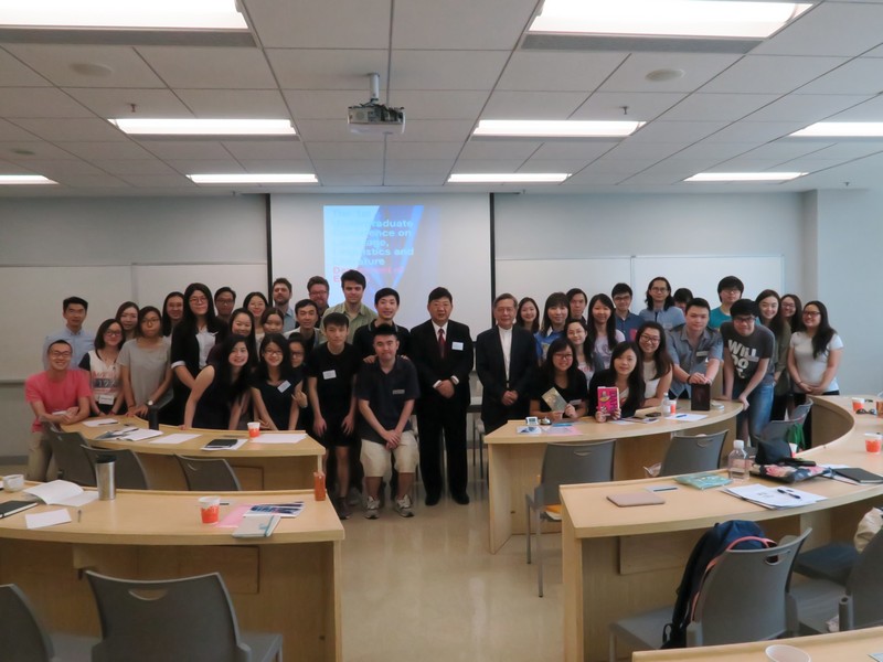 Group photo of honourable guests, teaching staff and students of BA in English Programme