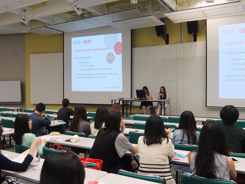 The Department of English had the honour of inviting Ms Sharon Ho, a representative from the British Council, to deliver an IELTS Talk to our students on 17 September 2015