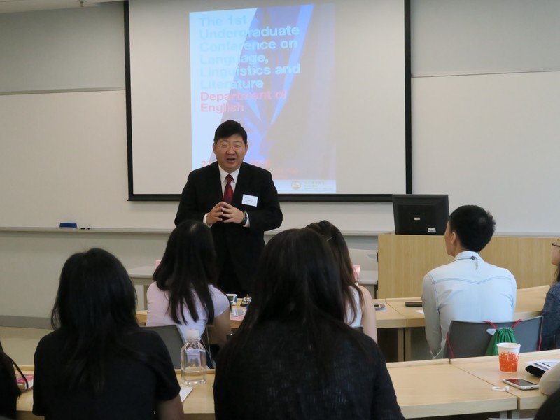 President Simon Ho expressed his appreciation and encouragement to our students