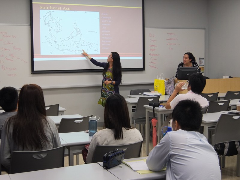 May Khoo from Malaysia explored the geographical features of the culturally diverse country with our students