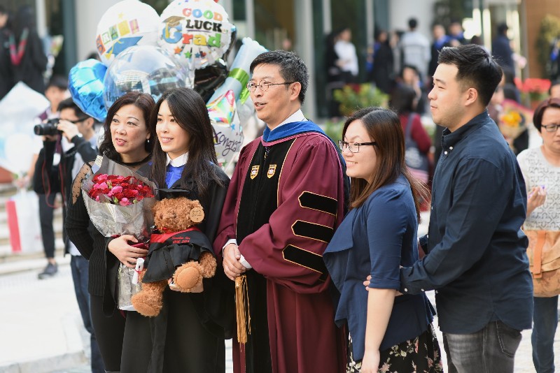 Academic staff, parents and graduates captured the memorable moments