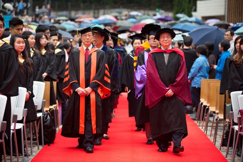 The Procession entered the Ceremony venue