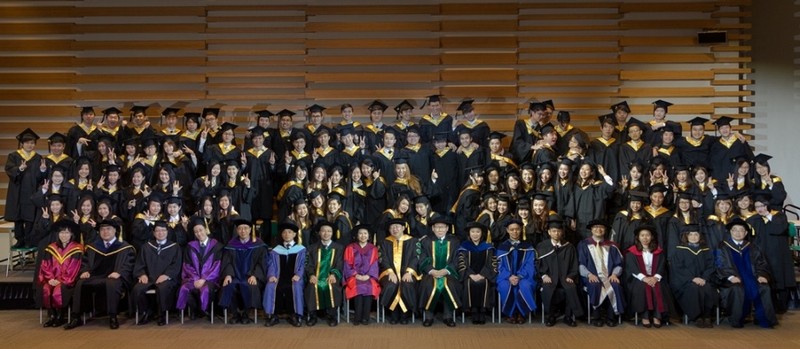 Graduating students of the BBA Programme in Marketing Concentration and academic staff