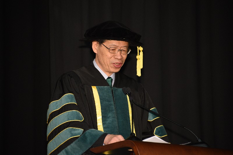 Vice-President Y V Hui (Academic and Research), introduced the HSMC Teaching Excellence Awards for the year 2015-16 and announced the recipients