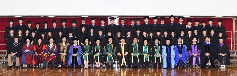 Graduating students of Bachelor of Arts in English and academic staff members