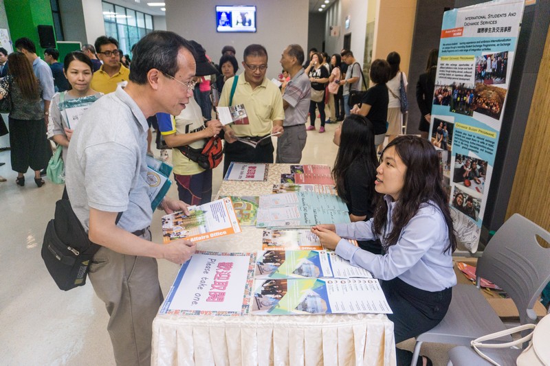 Information booths of student development and services