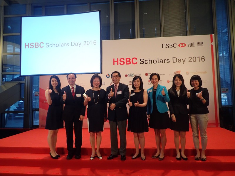 (Left to right) Ms Yan Lau, Associate Vice-President Tom Fong, Dr Rosanna Wong, Mr Carlson Tong, Ms Diana Cesar, Ms Rebecca Chan, Ms Chris Wong and Ms Alice Chan