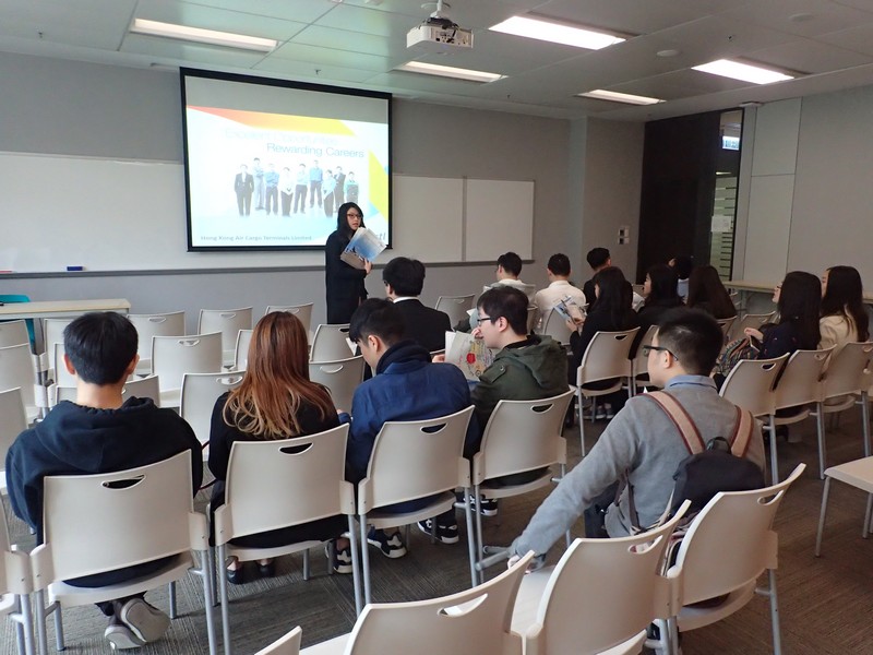 A recruitment talk hosted by Hong Kong Air Cargo Terminals Limited