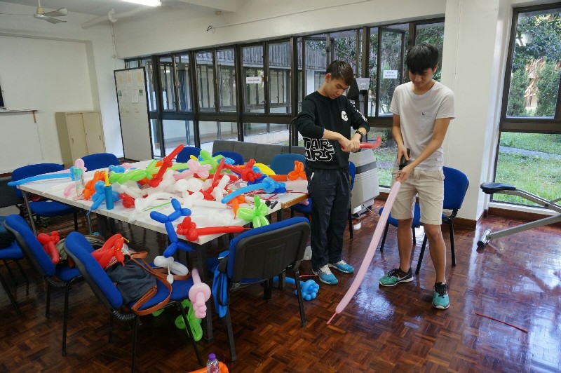 Residents gathered to practice at Old Hall Common Room before heading to nursery school