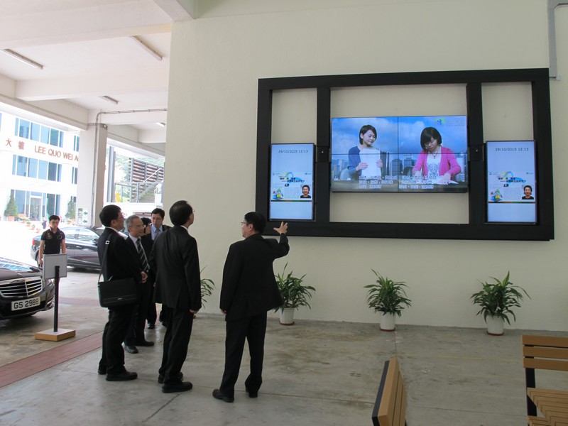 Visitors were introduced to the Residential Colleges (left) and the BJC TV Lab