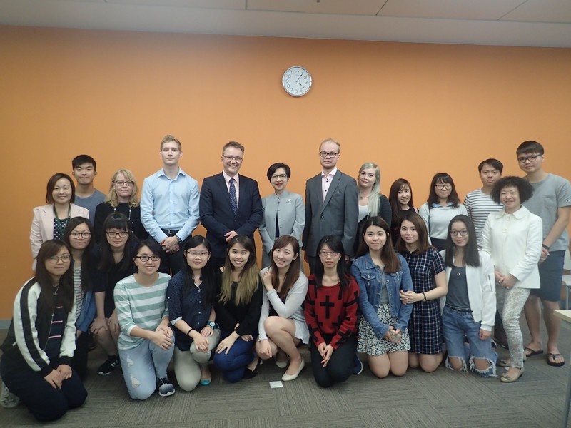 Group photo of our guests, HSMC students and representatives