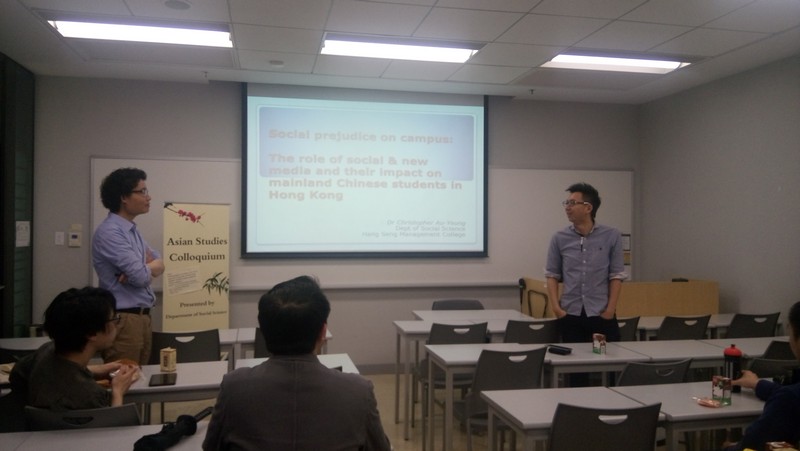 Dr Christopher Au Yeung introduced the presentation topic
