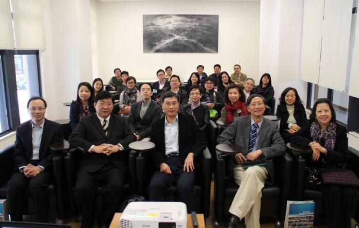 College Master Professor Kenneth Leung introduced facilities of Shiu Pong College