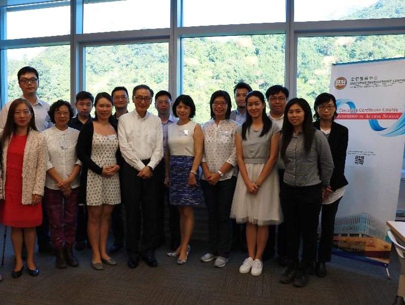 A memorable group photo with the trainer, Mr Sunny Wong and the course participants