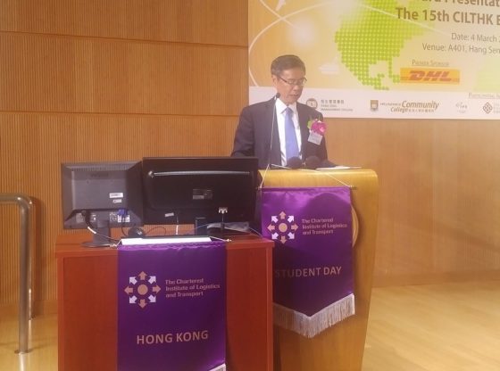 President of CILTHK, Mr Tsang Wing Hang gave an opening address