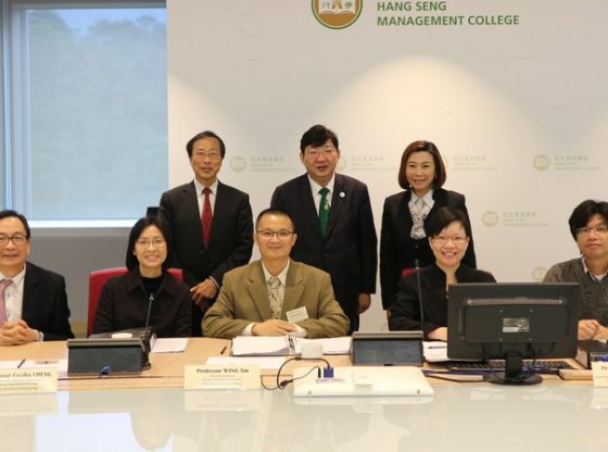 Members of the RGC Monitoring & Assessment Panel met with senior management of the College.