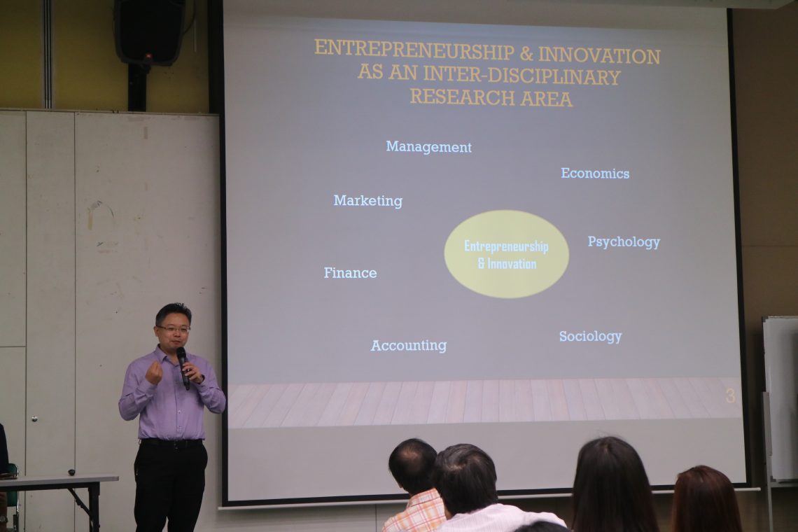 Dr Thomas Man elaborated on inter-disciplinary research projects.