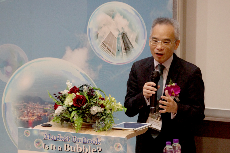 Professor Raymond So, Dean of School of Business, gave welcome remarks and defined “Market Bubble”