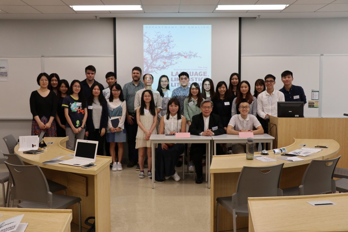 Group photo of guests, teaching staff and students of BA-ENG Programme