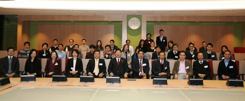 Representatives from HSMC and TransUnion with the first 3-day course participants from Chong Hing Bank